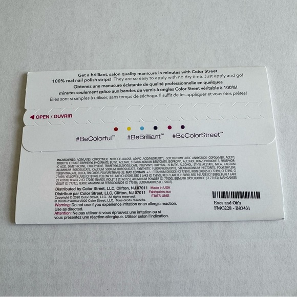 *Retired* Color Street: Exes and Oh’s | Valentine’s Day Pink Glitter Red Silver - Picture 4 of 13